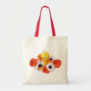 Bolsa Tote Tweety com margaridas