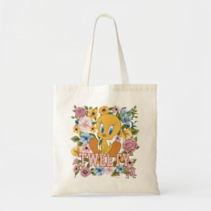 Bolsa Tote TWEETY™ Gráfico de Bordado Floral