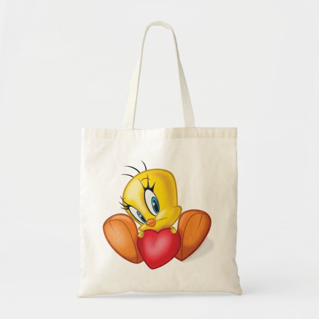 Bolsa Tote TWEETY™ segurando coração (Frente)