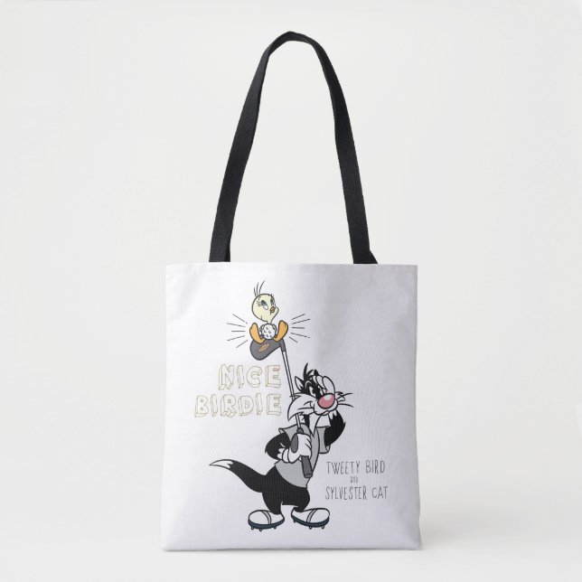Bolsa Tote TWEETY™ & SYLVESTER™ Golfing - Belo Birdie (Frente)