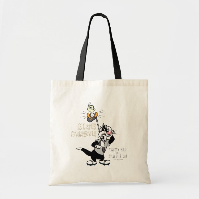 Bolsa Tote TWEETY™ & SYLVESTER™ Golfing - Belo Birdie (Frente)