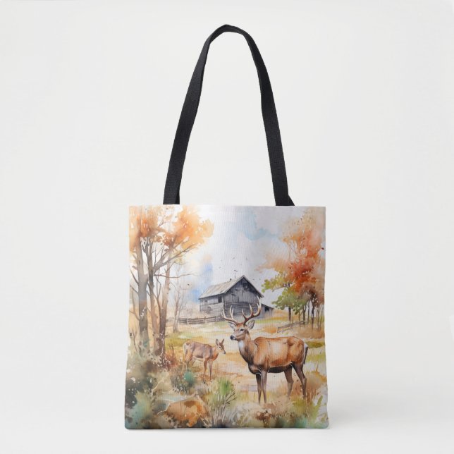 Bolsa Tote Two Deer (Frente)
