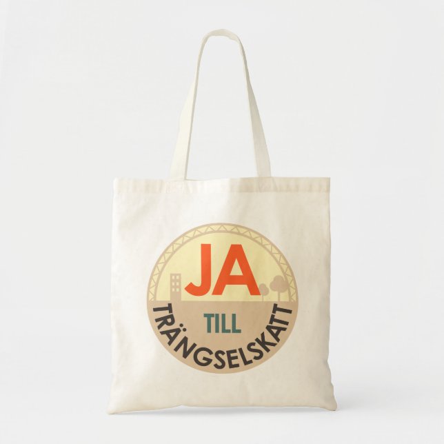 Bolsa Tote Tygkasse - Ja till trängselskatt (Frente)