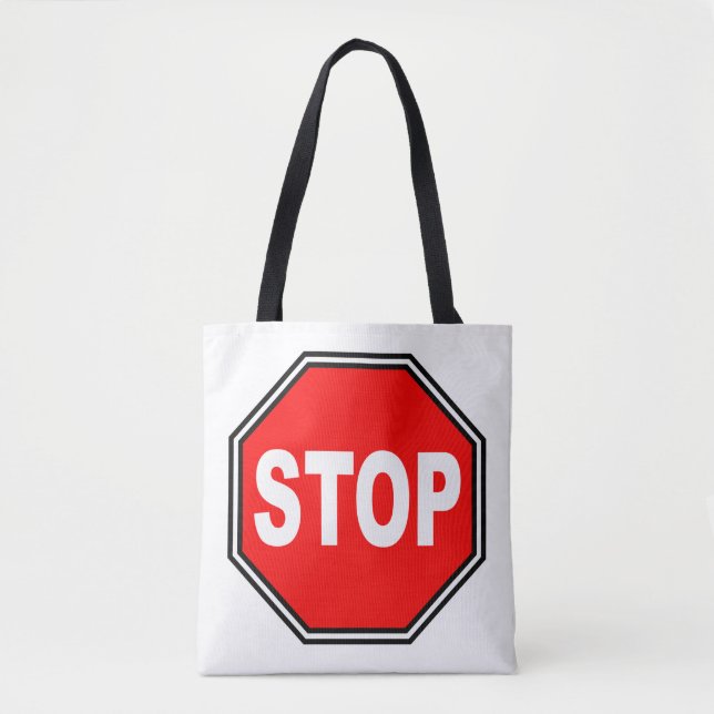 Bolsa Tote Typical Stop Sign (Frente)
