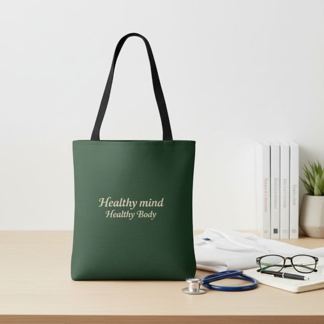 Bolsa Tote   Typography simple motivational inspirational (Criador carregado)