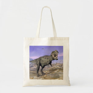 Bolsa Tote Tyrannosaurus T-Rex rugindo na natureza