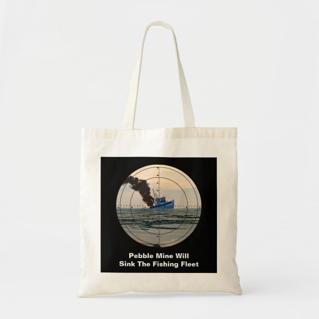 Bolsa Tote U-29 - Stop Pebble Mine (Frente)