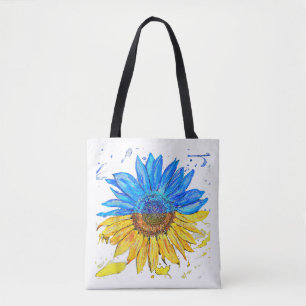 Bolsa Tote Ucrânia Bandeira Girassol Vintage Camisa Ucraniana