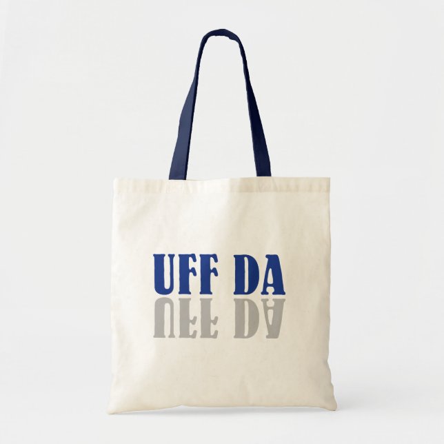 Bolsa Tote UFF DA Funny Scandinavia (Frente)