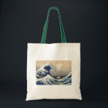 BOLSA TOTE UKIYO-E ~HOKUSAI  葛飾北斎    「富嶽三十六景 神奈川沖浪裏」<br><div class="desc">This is an ukiyo-e picture drawn by Japanese painter Hokusai Katsushika.
The title is 葛飾北斎   「富嶽三十六景 神奈川沖浪裏」</div>