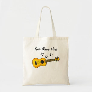 Bolsa Tote Ukulele Personalizado Tote Bag Uke Player Gift