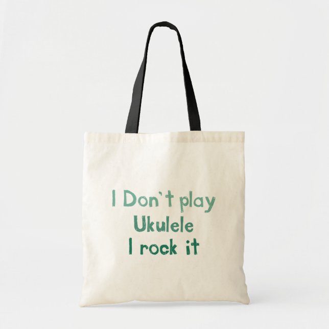 Bolsa Tote Ukulele Rock It Totebag (Frente)