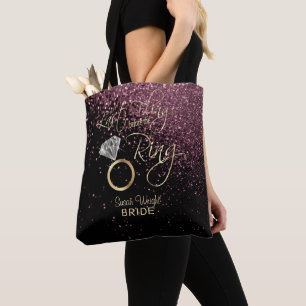 Bolsa Tote Última Falha Antes da Bachelorette do Anel - Rosa 