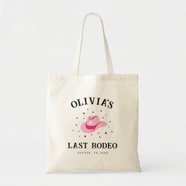 Bolsa Tote Última Festa de solteira Rodeo Bachelorette Cowgir (Frente)