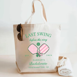 Bolsa Tote Último Balanço Antes do Ring Pickleball Bach Weeke