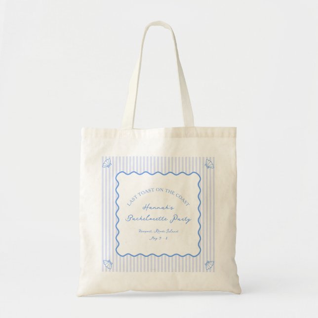 Bolsa Tote Último brinde na festa de despedida de solteira az (Frente)