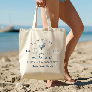 Bolsa Tote Último Brinde na Festa de Solteira de Praia na Cos