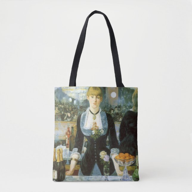 Bolsa Tote Um Bar na Folies Bergere, de Edouard Manet (Frente)