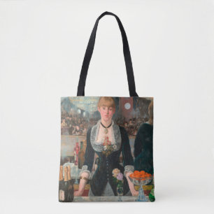 Bolsa Tote Um Bar no Manet Folies-Bergère Edouard