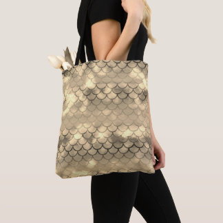 Bolsa Tote Um belo espectro de cores da sereia