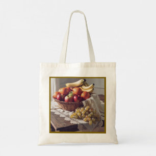 Bolsa Tote Um belo saco de Design de cesta de Fruta