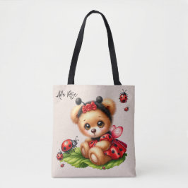 Bolsa Tote Um Belo Urso De Teddy Vestido Como Um Costume De L