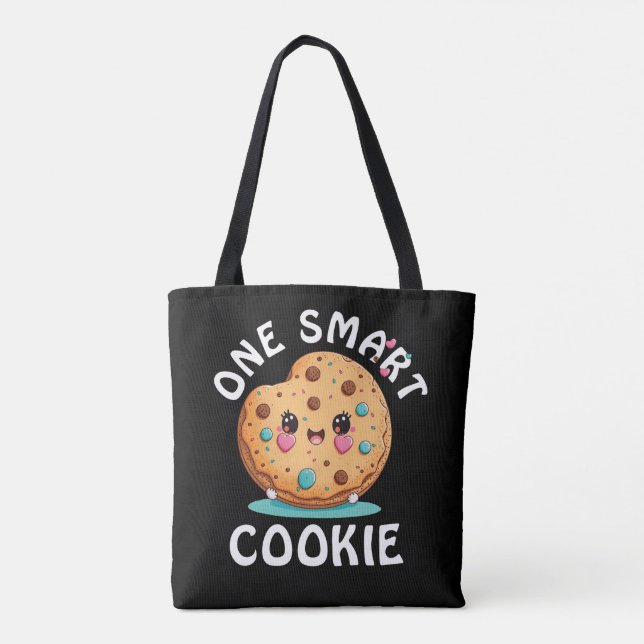 Bolsa Tote Um biscoito inteligente (Verso)