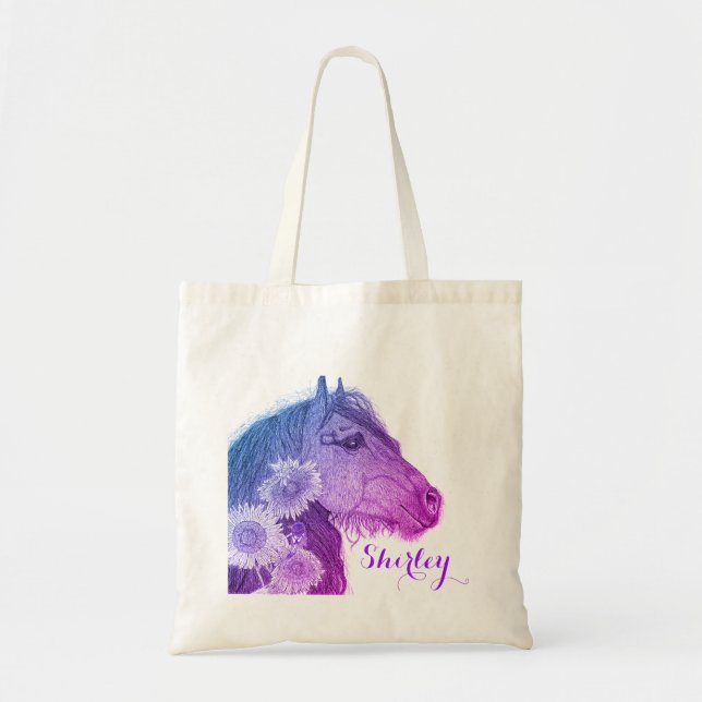 Bolsa Tote Um Cavalo de Outra Cor (Frente)