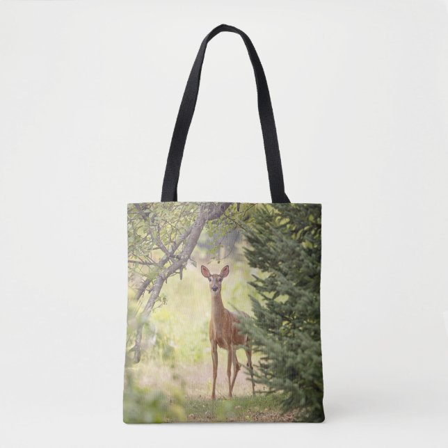 Bolsa Tote Um cervo solitário  (Frente)