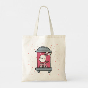 Bolsa Tote Um Coelhinho Na Janela