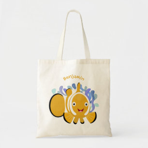 Bolsa Tote Um desenho animado de animação de peixe-palhaça