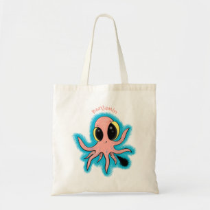 Bolsa Tote Um desenho animado de polvos de bebês, bonitos e 