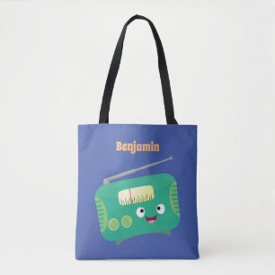 Bolsa Tote Um desenho animado e divertido