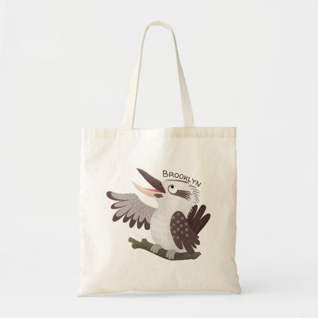 Bolsa Tote Um desenho animado e engraçado (Frente)
