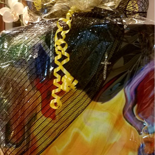 Bolsa Tote Um Design Gráfico De Felicidade Amarela (Criador carregado)