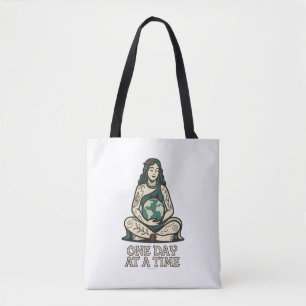 Bolsa Tote Um Dia de Cada Vez (Gaia) -