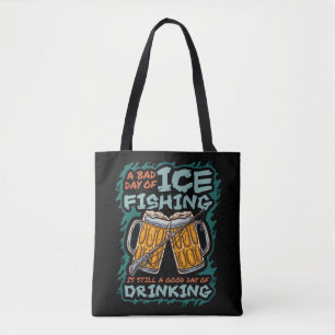 Bolsa Tote Um Dia Ruim De Pesca No Gelo Piadas Engraçadas De