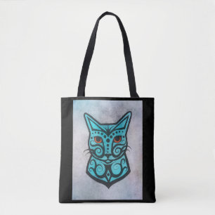 Bolsa Tote Um gato colorido #3