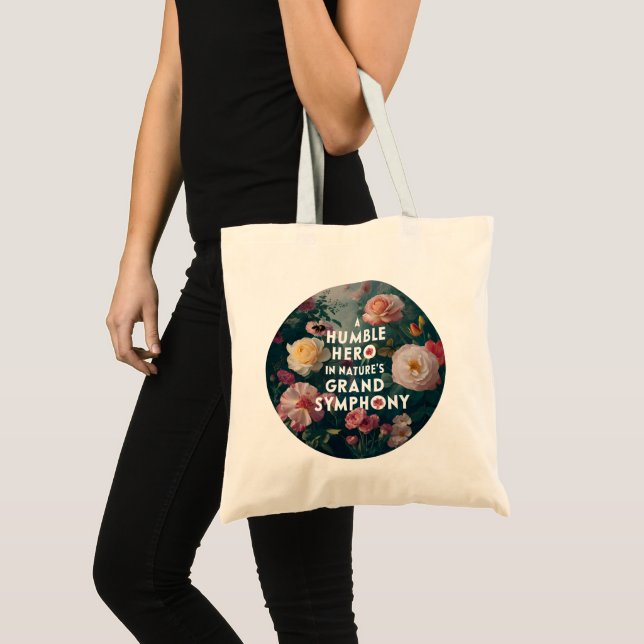Bolsa Tote Um Humilde Herói na Grande Sinfonia da Natureza (Frente (produto))