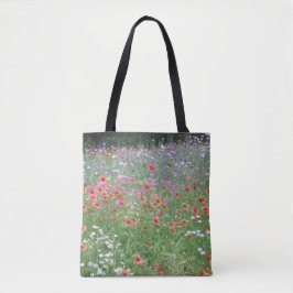 Bolsa Tote Um Jardim De Flores Selvagens