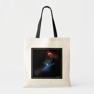 Bolsa Tote Um Jovem Pulsar Mostra Sua Mão