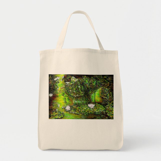 Bolsa Tote Um Lago com Pensamentos Impuros (Frente)