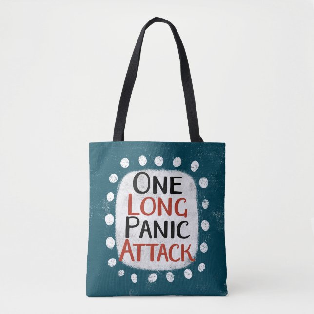 Bolsa Tote Um longo pano de ferramentas de ataque de pânico (Frente)