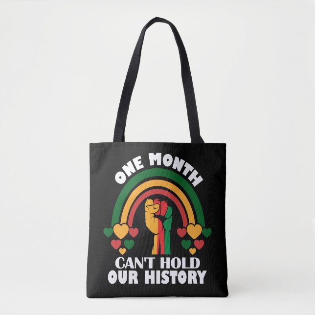 Bolsa Tote Um Mês não pode manter nossa história (Frente)