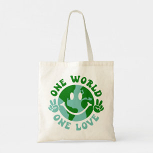 Bolsa Tote Um Mundo Um Ama A Paz Na Terra