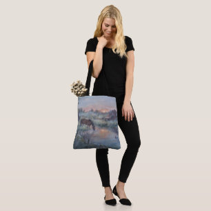 Bolsa Tote Um Novo Dia - Pintura de Cavalo