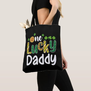 Bolsa Tote Um Papai Sortudo Correspondência Familiar Dia de S