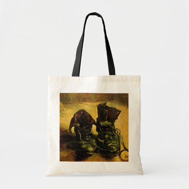 Bolsa Tote Um par de Calçados de Vincent van Gogh (Frente)