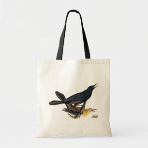 Bolsa Tote Um par de Grackles Barco-Atado