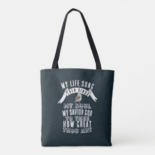 Bolsa Tote Um Pássaro Bonito Canta Como Você É Excelente